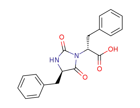 (R,R)-5-benzyl-3-(1-carboxy-2-phenylethyl)hydantoin