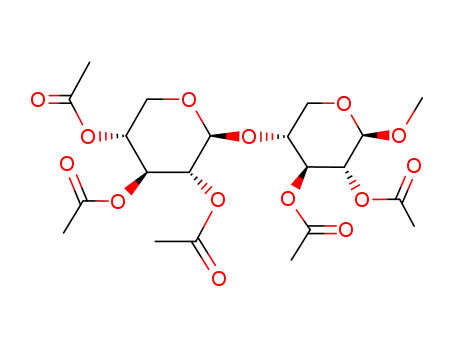 methyl-O-(2,3,4-tri-O-acetyl-β-D-xylopyranosyl)-(1->4)-2,3-di-O-acetyl-β-D-xylopyranoside