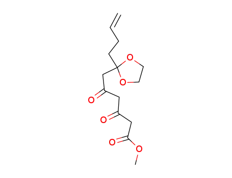 2-(3-butenyl)-2-(5-methoxycarbonyl-2,4-dioxopentyl)-1,3-dioxolane