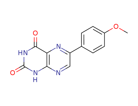 2,4(1H,3H)-Pteridinedione,6-(4-methoxyphenyl)-