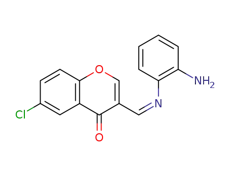 3-{[(Z)-2-Amino-phenylimino]-methyl}-6-chloro-chromen-4-one