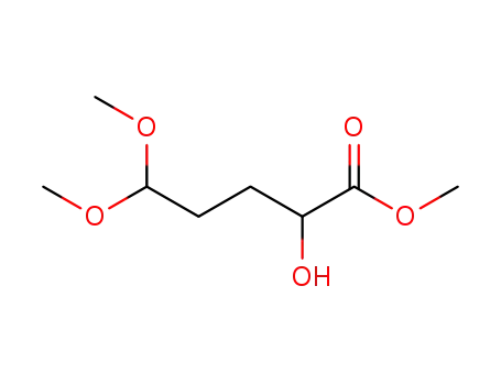 Pentanoic acid, 2-hydroxy-5,5-dimethoxy-, methyl ester