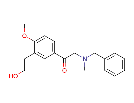 3-(2'-hydroxyethyl)-4-methoxy-δ-(N-methyl-N-benzylamino)acetophenone