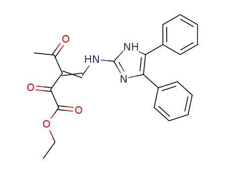 ethyl 3-(4,5-diphenyl-2-imidazolylamino)methylene-2,4-dioxovalerate