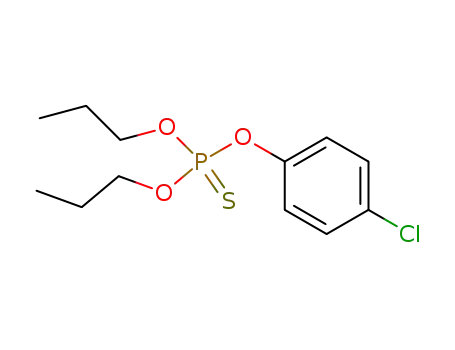 Thiophosphoric acid O-(4-chloro-phenyl) ester O',O''-dipropyl ester