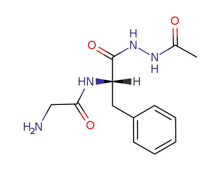 N-[(S)-2-(N'-Acetyl-hydrazino)-1-benzyl-2-oxo-ethyl]-2-amino-acetamide