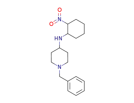 Molecular Structure of 79099-10-8 (4-Piperidinamine, N-(2-nitrocyclohexyl)-1-(phenylmethyl)-)