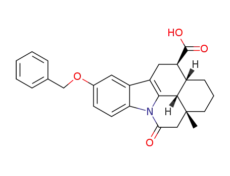 (3aR,4R,11aR,11bR)-7-Benzyloxy-11a-methyl-10-oxo-1,2,3,3a,4,5,10,11,11a,11b-decahydro-9b-aza-benzo[cd]fluoranthene-4-carboxylic acid