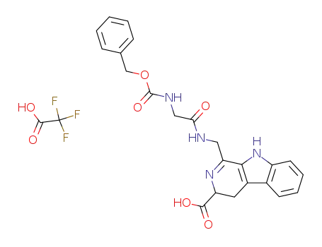 1(Cbz-glycylaminomethyl)-3,4-dihydro-β-carboline-3-carboxylic acid trifluoroacetate