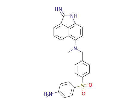 [4-(4-Amino-benzenesulfonyl)-benzyl]-(2-imino-5-methyl-1,2-dihydro-benzo[cd]indol-6-yl)-methyl-amine