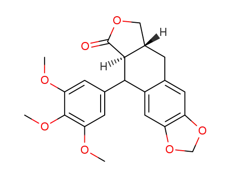 Molecular Structure of 477-51-0 ((-)-isodesoxypodophyllotoxine)