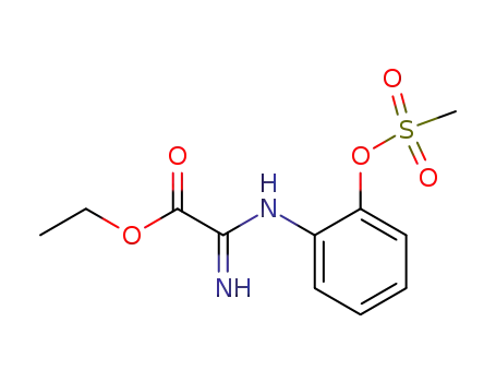 Acetic acid, imino[[2-[(methylsulfonyl)oxy]phenyl]amino]-, ethyl ester
