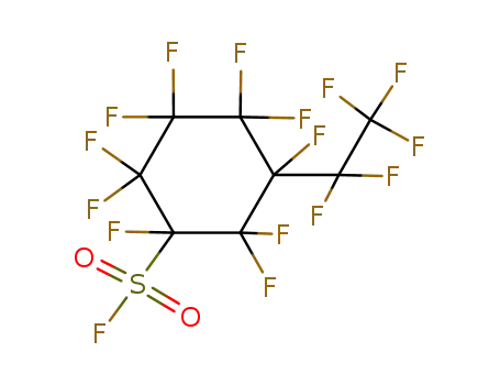 Cyclohexanesulfonyl fluoride,
1,2,2,3,3,4,4,5,6,6-decafluoro-5-(pentafluoroethyl)-