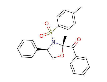 Oxazolidine, 2-benzoyl-2-methyl-3-[(4-methylphenyl)sulfonyl]-4-phenyl-,
(2S,4R)-