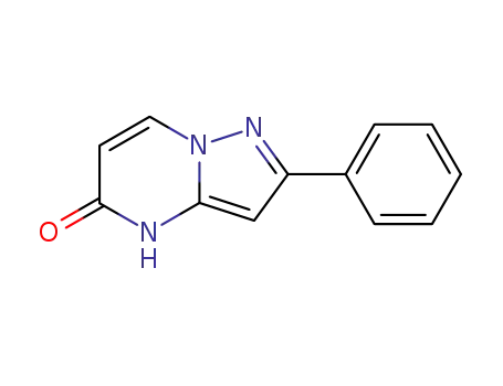 Molecular Structure of 79039-17-1 (2-PHENYL-PYRAZOLO[1,5-A]PYRIMIDIN-5-OL)