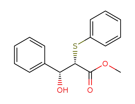 (2RS,3SR)-methyl 3-hydroxy-2-(phenylthio)benzenepropanoate