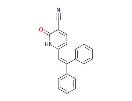 6-(2,2-diphenyl-vinyl)-2-oxo-1,2-dihydro-pyridine-3-carbonitrile