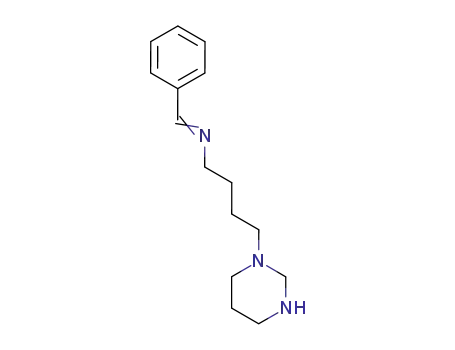 Molecular Structure of 76801-33-7 (1(2H)-Pyrimidinebutanamine, tetrahydro-N-(phenylmethylene)-)