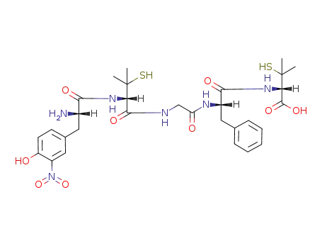 (S)-2-[(S)-2-(2-{(S)-2-[(S)-2-Amino-3-(4-hydroxy-3-nitro-phenyl)-propionylamino]-3-mercapto-3-methyl-butyrylamino}-acetylamino)-3-phenyl-propionylamino]-3-mercapto-3-methyl-butyric acid