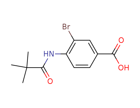 3-Bromo-4-pivalamidobenzoicacid