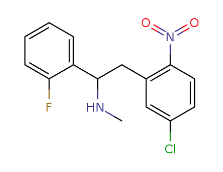 [2-(5-Chloro-2-nitro-phenyl)-1-(2-fluoro-phenyl)-ethyl]-methyl-amine