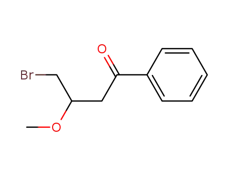 1-Butanone, 4-bromo-3-methoxy-1-phenyl-