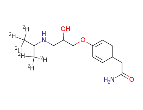 (<sup>2</sup>H<sub>6</sub>)-atenolol