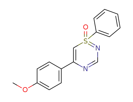 5-(4-methoxyphenyl)-1-phenyl-1H-1λ<sup>4</sup>,2,4-thiadiazine 1-oxide