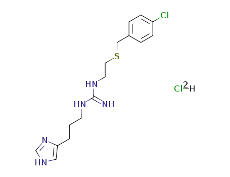 Guanidine,
N-[2-[[(4-chlorophenyl)methyl]thio]ethyl]-N'-[3-(1H-imidazol-4-yl)propyl]-,
dihydrochloride