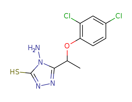 2,4-DIHYDRO-4-AMINO-5-(1-(2,4-DICHLOROPHENOXY)ETHYL)-3H-1,2,4-TRIAZOLE-3-THIONE