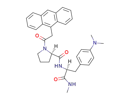 (9-Anthryl)CH<sub>2</sub>CO-D-Pro-L-Phe(p-NMe<sub>2</sub>)-NHMe