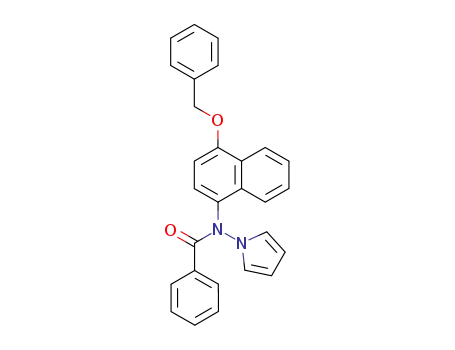 1-[N-benzoyl-N-(4-benzyloxy-1-naphthyl)amino]pyrrole