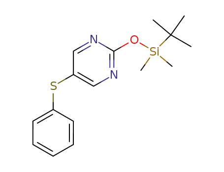 2-tert-butyldimethylsilyloxy-5-phenylthiopyrimidine