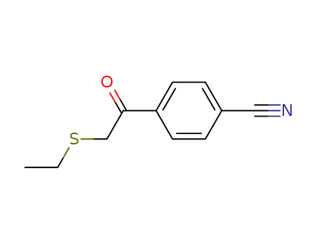 Benzonitrile, 4-[(ethylthio)acetyl]-