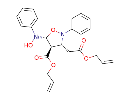 2-propenyl 5-(hydroxyphenylamino)-2-phenyl-4-<(2-propenyloxy)carbonyl>-3-isoxazolidineacetate
