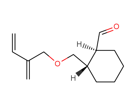 Molecular Structure of 134812-64-9 ((1S,2S)-2-(2-Methylene-but-3-enyloxymethyl)-cyclohexanecarbaldehyde)
