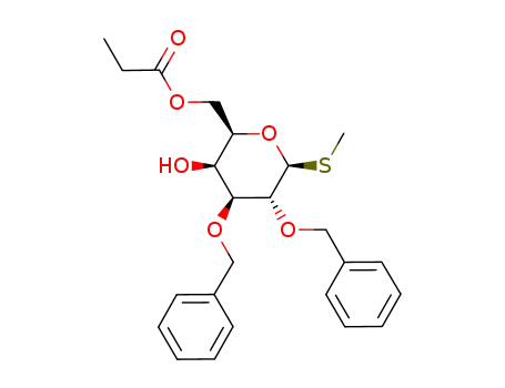 methyl 2,3-di-O-benzyl-6-O-propionyl-1-thio-β-D-galactopyranoside