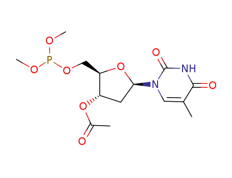 3'-O-acetylthymidine 5'-(dimethyl phosphite)