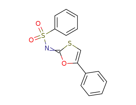 N-[5-Phenyl-[1,3]oxathiol-(2E)-ylidene]-benzenesulfonamide