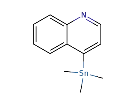Molecular Structure of 79476-06-5 (4-trimethylstannyl-quinoline)