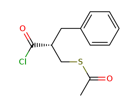 Ethanethioic acid, S-[(2R)-3-chloro-3-oxo-2-(phenylmethyl)propyl] ester