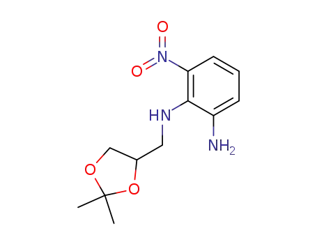 N<sup>2</sup>-(2,2-Dimethyl-[1,3]dioxolan-4-ylmethyl)-3-nitro-benzene-1,2-diamine