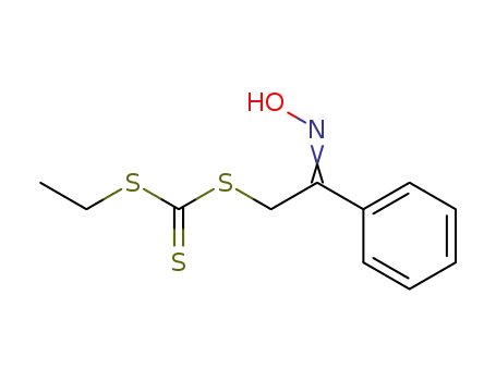 Ethyl 2-hydroxyimino-2-phenylethyl trithiocarbonate