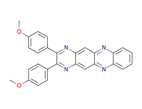 2,3-di(p-methoxyphenyl)pyrazino<2,3-b>phenazine