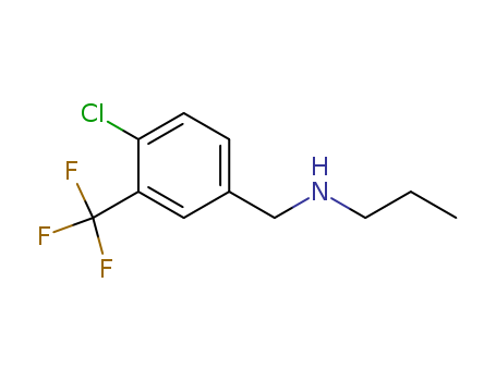 4-CHLORO-N-PROPYL-3-(TRIFLUOROMETHYL)-BENZENEMETHANAMINECAS