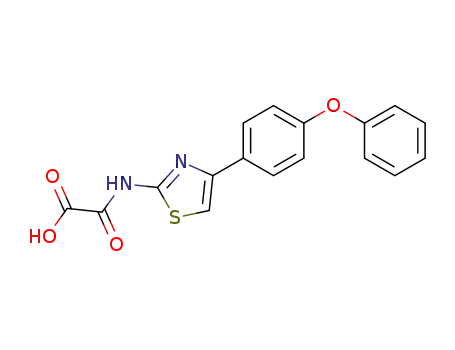 N-[4-(4-Phenoxy-phenyl)-thiazol-2-yl]-oxalamic acid