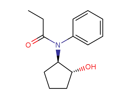 Propanamide, N-(2-hydroxycyclopentyl)-N-phenyl-, trans-