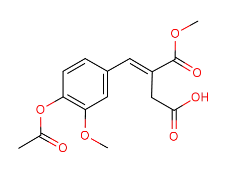 2-[1-(4-Acetoxy-3-methoxy-phenyl)-meth-(E)-ylidene]-succinic acid 1-methyl ester
