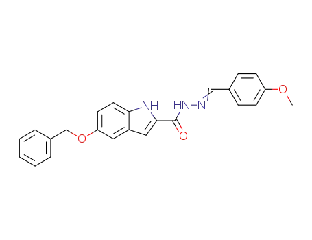 5-Benzyloxy-1H-indole-2-carboxylic acid [1-(4-methoxy-phenyl)-meth-(E)-ylidene]-hydrazide