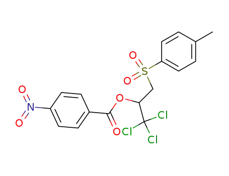 2-Propanol, 1,1,1-trichloro-3-[(4-methylphenyl)sulfonyl]-, 4-nitrobenzoate